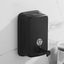 Distributeur de savon mural en acier inoxydable 304, fonctionnalité polyvalente pour une utilisation commerciale et domestique
