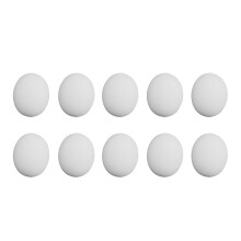10Stk Mehrzweck Diy Eier Für Party Performance (Weiß)