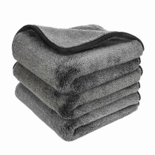 Car Drying Towel, 1200GSM Microfibre Car Cleaning Cloths, 3Pcs Car Detailing Cloth for Polishing Washing Car Auto Wax & Sealing Removal