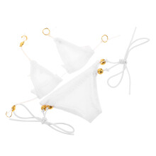 2 Sets Mädchenpuppe Sommer Bikini Badeanzug Set Für Puppen