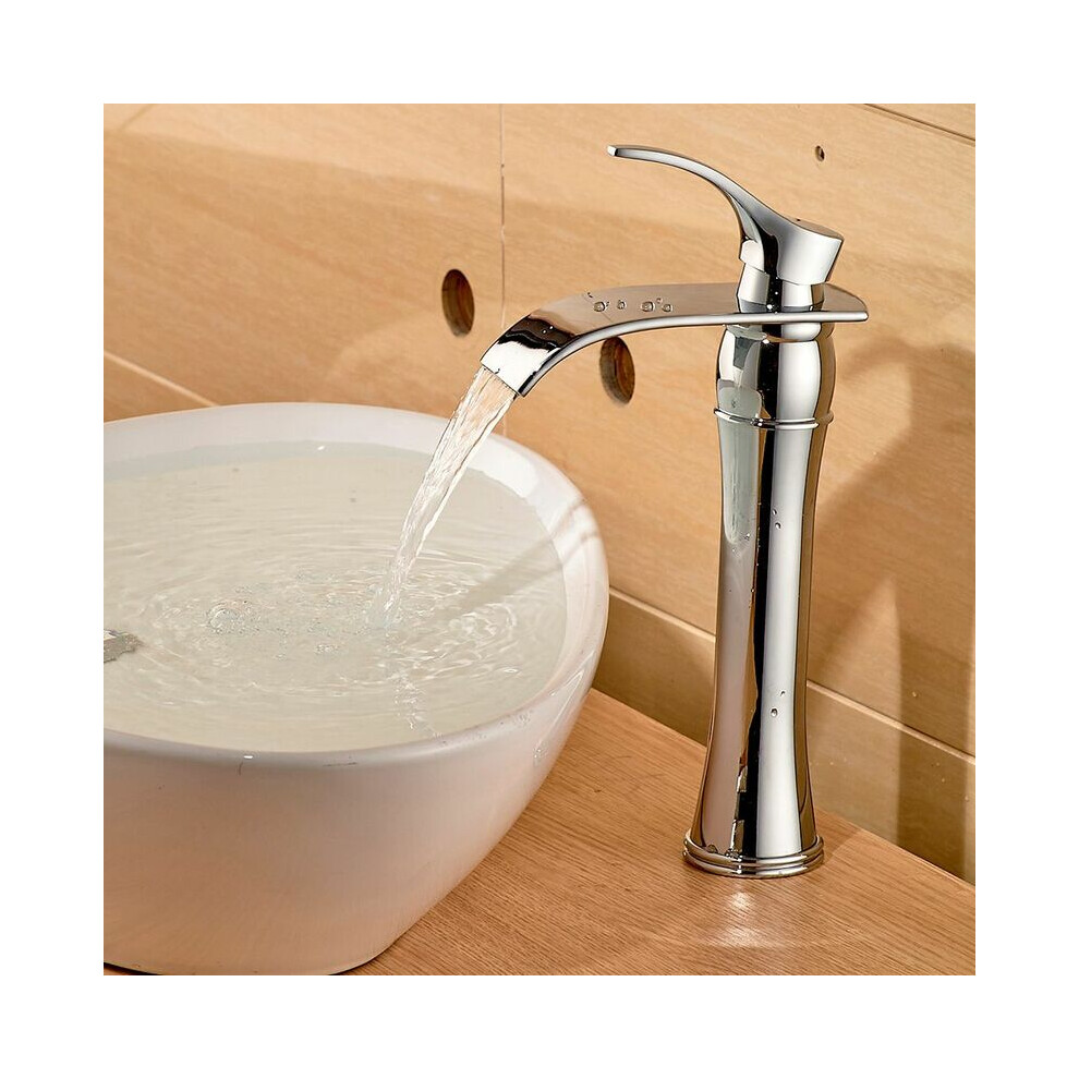 High Seal Performance Bathroom Faucet, Solid Brass Construction Sink Bowl With Waterfall Flow And Anti-Corrosion For Kitchen Sink Faucet Cover, Univer 9060116834938