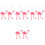 8 Flauschige String Tiermarionette Flamingo 5