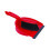 Dustpan and Brush Set Red 1