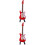 2Stk Mini E-Gitarre Modell 10 Cm Rot Mit Box Und Halterung 5