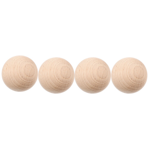 8 Holzkugeln Für Boccia Im Freien 2