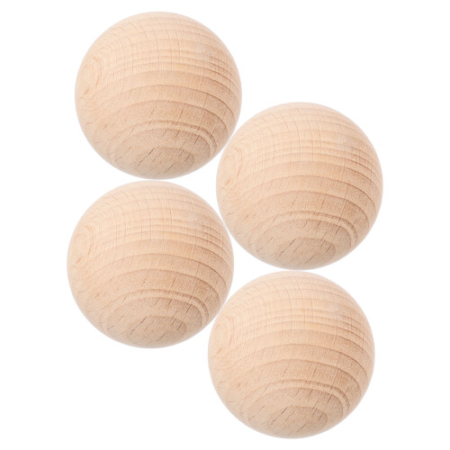8 Holzkugeln Für Boccia Im Freien 1