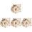 4St Draagbare Dorsmachine Speelset Beige Voor Thuis Leren 4