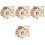 4St Draagbare Dorsmachine Speelset Beige Voor Thuis Leren 5