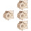 4St Draagbare Dorsmachine Speelset Beige Voor Thuis Leren 8