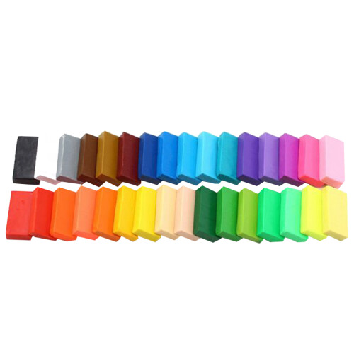 5 + 32 Farben Ofenhärtender Polymer Ton Blöcke Set 2