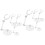 8St Verstelbare Witte Plastic Doll Stand Voor Modellen En Actiefiguren 6
