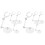 8St Verstelbare Witte Plastic Doll Stand Voor Modellen En Actiefiguren 4