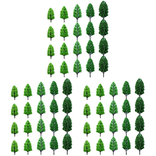 60St Sfeervolle Groene Scenery Modelbomen Voor Decoratie 1