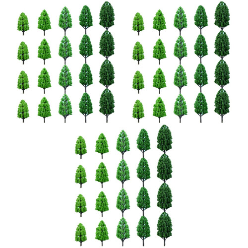 60St Sfeervolle Groene Scenery Modelbomen Voor Decoratie 2