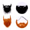 2 Grappige Kostuumbaard Valse Baard Halloween 7