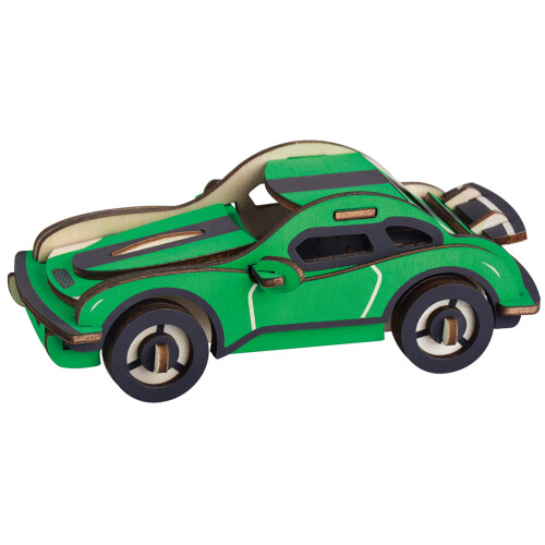 2St Creatief Raceauto Speelgoed Lichtgroen Leerzaam
