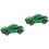 2St Creatief Raceauto Speelgoed Lichtgroen Leerzaam 4