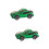 2St Creatief Raceauto Speelgoed Lichtgroen Leerzaam 7