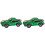 2St Creatief Raceauto Speelgoed Lichtgroen Leerzaam 2