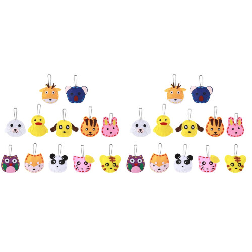 24 Stuks Handgemaakte Dieren Hanger Diy Kit 2