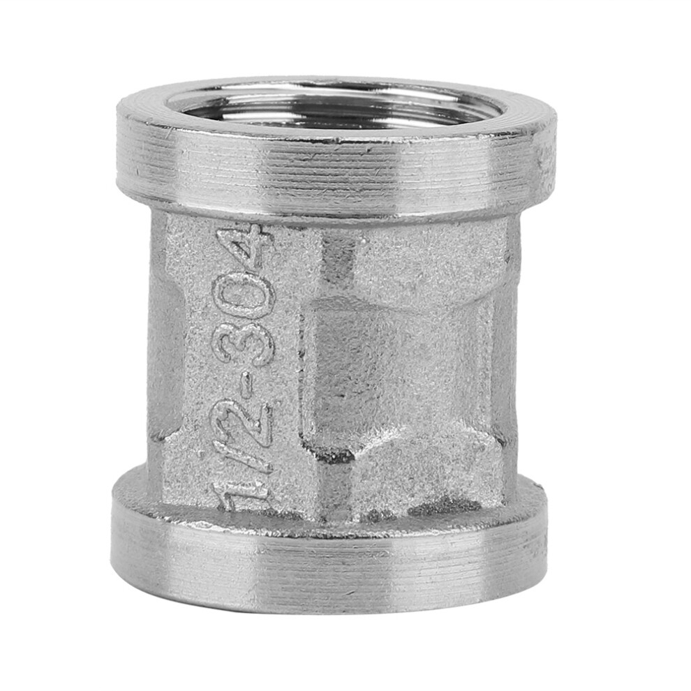 Versatile Plumbing Component, Cast Pipe Connector Stainless Steel 304 High Corrosion Resistance, Npt Female Threaded Coupling For Wide Application In 9060116560820
