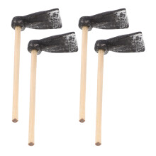 4 Plastic Mini Voor Poppenhuis Decor