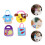 4 Sets Kinderen -Geweven Stof Handtas Materialen Doe-Het- Kit 5