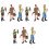 9St Exquise Mini Mensenfiguren Set Stevig Landschap Ornament 3
