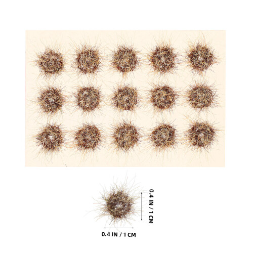 Miniature Kunstgrascluster Voor DIY Micro Landschap En Modelspoor 2