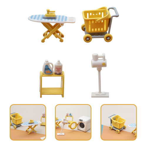 1 Set Kinderen Wasmachine Speelgoed Rollenspel Reiniging 2