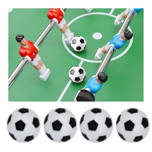 10 Stks 32 Mm Tafelvoetbalballen Vervanging Zwart Wit