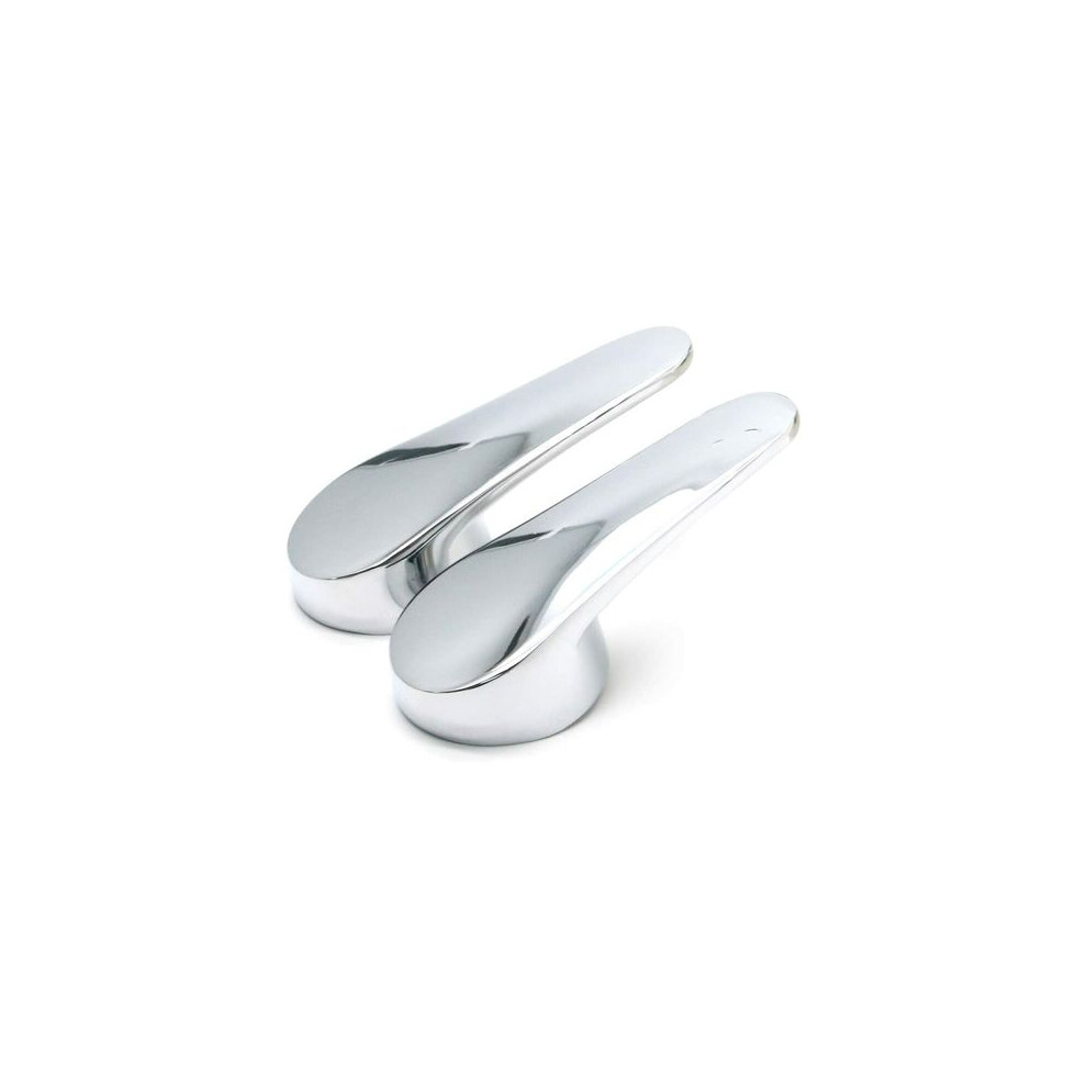Ultra-Wide Handle Comfort Mixer Tap Lever Handle, Temperature Control Effortless For Kitchen And Bathroom Faucets (2Pcs) 9060116631599