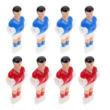 16St Tafelvoetbal Set Kunststof Voetbalspel Spelers Mix Kleur