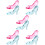 10 Stuks Slipper Decoratie Hoge Hak 10