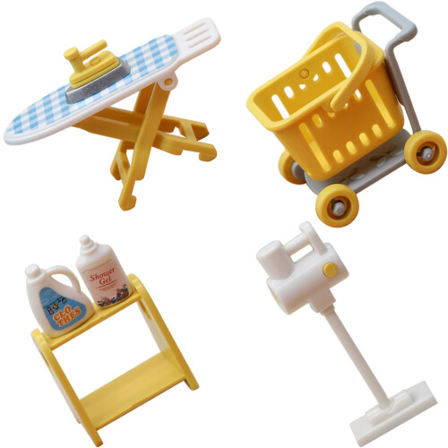 5 Sets Kinder Wasmachine Speelgoed Rolspel Schoonmaak Toy 2