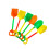 6 Stuks Plastic Schepje Strand Speelgoed Lichtgewicht 6