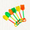 6 Stuks Plastic Schepje Strand Speelgoed Lichtgewicht 9
