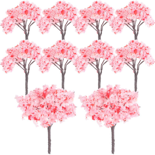 30St Plastic Model Roze Voor Miniatuur Landschap