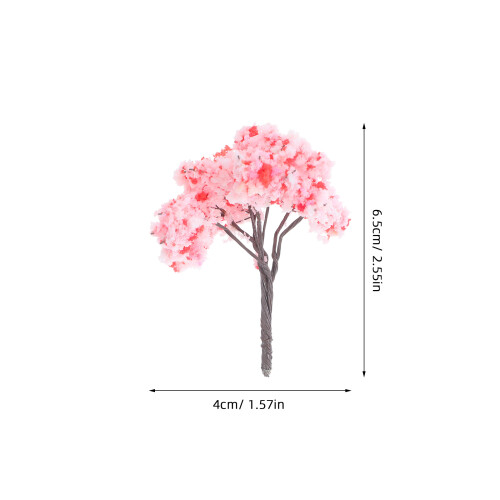 30St Plastic Model Roze Voor Miniatuur Landschap 1