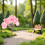 30St Plastic Model Roze Voor Miniatuur Landschap 7