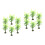 12St Modelbomen Plastic Groen Miniatuur Decor Voor Diorama 6