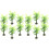 12St Modelbomen Plastic Groen Miniatuur Decor Voor Diorama 4