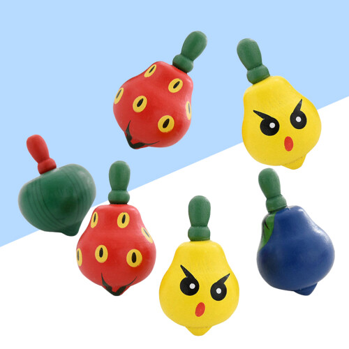 6 Stuks Fruitvorm Spinnetjes Speelgoed Kindercadeau 1