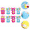 8 Sets Kinderen Diy Dierenvormige Handpop Speelgoed 8