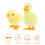 1Set Opwindbare Kip En Eend Knuffelspeelgoed Willekeurige Kleur 10