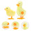 1Set Opwindbare Kip En Eend Knuffelspeelgoed Willekeurige Kleur 2