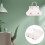 1 Stuk Plastic Wit Opbergzak Rek Hanger 7