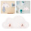 1 Stuk Plastic Wit Opbergzak Rek Hanger 3
