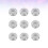 Ohrring-Herstellungs-Set Ohrstecker Silber 20 8