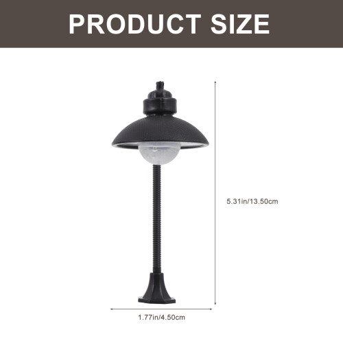 3 Stuks Micro Landschapsverlichting Lamp Straatlantaarn Sierobject 1